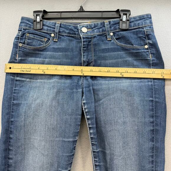 Paige Jeans Women's 29 (8) Dark Blue Kylie Cropped Leg Preppy Normcore Classic - Picture 11 of 14